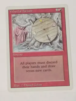 Wheel of Fortune Revised Edition NM/LP Excellent Condition Magic The Gathering - Image 1