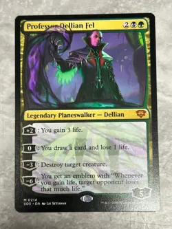 MTG Professor Dellian Fel Regular Secrets of Strixhaven SOS - Image 1