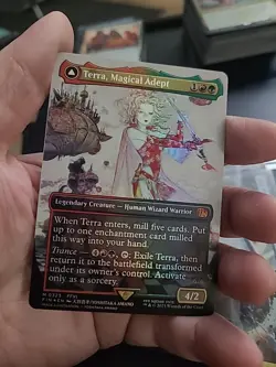 Terra, Magical Adept // Esper Terra (Borderless) [FINAL FANTASY] Foil Near Mint - Image 1