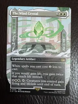 Mtg FIN Final Fantasy Showcase — The Wind Crystal —NM - Image 1