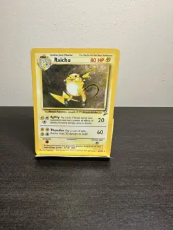Pokemon TCG Raichu Base Set 2 Holo Unlimited Holo Rare Card 16/130 - Image 1