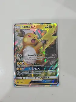 Raichu GX 29/73 - Ultra Rare Shining Legends Pokemon TCG 2017 Holo - LP Card - Image 1