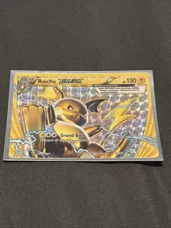 Raichu Break 50/162 Breakthrough Holo Rare Pokemon Card TCG NM - Image 1