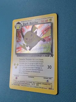 Dark Raichu 83/82 Team Rocket Holo Secret Rare Pokemon Card WOTC TCG - Image 3