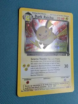 Dark Raichu 83/82 Team Rocket Holo Secret Rare Pokemon Card WOTC TCG - Image 4