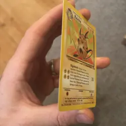 Pokemon Card WOTC TCG 1999 Raichu 29/62 Original Non Holo Rare Fossil Set NM - Image 3