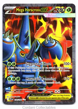 Mega Heracross EX 108/094 - Phantasmal Flames - Pokemon Card - Near Mint - Image 1