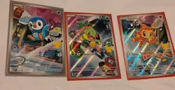 Pokemon First Partners Chimchar,Piplup,Turtwig Set Of 3 Nm Or Better. - Image 1