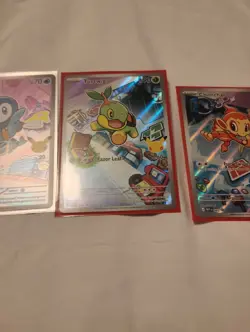 Pokemon First Partners Chimchar,Piplup,Turtwig Set Of 3 Nm Or Better. - Image 3