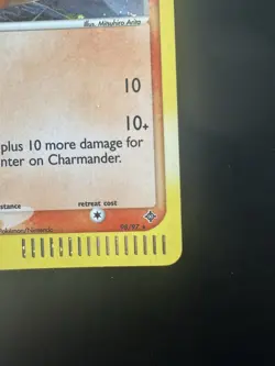 Pokemon TCG Charmander EX Dragon Holo Near Mint - Image 4