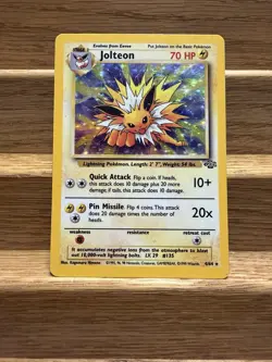 Pokemon Jolteon 4/64 Holo Rare 1999 70 HP Lightning Card - Image 2