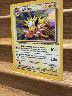 Pokemon Jolteon 4/64 Holo Rare 1999 70 HP Lightning Card - Image 4