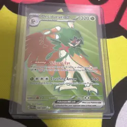 Pokemon Decidueye EX Regular Ability Bird POR 100/088 HP 320 Attack 240 - Image 1