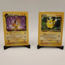 Pokemon TCG Dark Jolteon & Pikachu Team Rocket Base Set Nintendo Wizards 1999 - Image 1