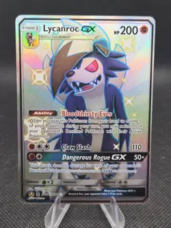 Lycanroc GX SV66/SV94 Pokemon Hidden Fates Shiny Vault - NM - Image 1