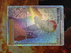 BOSS'S ORDERS 200/192 RAINBOW RARE REBEL CLASH POKEMON NM - Image 1