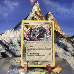 Lairon - 36/100 Pokemon Crystal Guardians - Reverse Holo / Stamped LP- / MP - Image 1