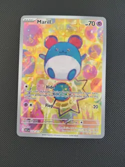 Pokemon Marill 232/217 Scarlet & Violet: Stellar Crown Illustration Rare Holo - Image 1