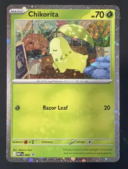 Chikorita MEP 069 - NM Pokemon Mega Evolution Perfect Order Holo Promo - Image 1