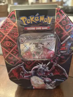 Pokemon TCG SV Paldean Fates Charizard EX Tin New/Sealed - Image 1