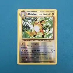 Pokemon TCG Raichu Card Evolutions Reverse Holo Rare 36/108 NM/LP - Image 1