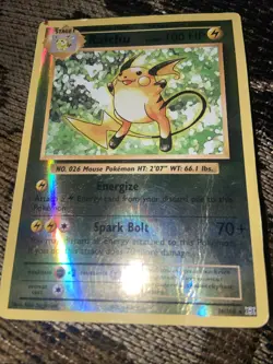 Pokemon TCG Raichu Card 36/108 Non-Holo Rare, XY Evolutions - Image 1