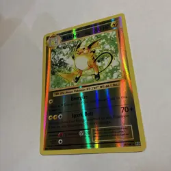 Pokemon TCG Raichu Card Evolutions Reverse Holo Rare 36/108 - Image 3