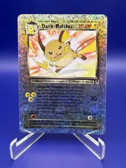 Dark Raichu Legendary Reverse Holo #7/110 Rare WOTC Pokemon TCG Card Firework HP - Image 1