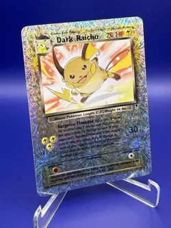 Dark Raichu Legendary Reverse Holo #7/110 Rare WOTC Pokemon TCG Card Firework HP - Image 3