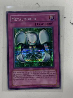 Yu-Gi-Oh! Metalmorph FMR-003 Forbidden Memories Secret Rare Promo 2002 (LP/Mp) - Image 1