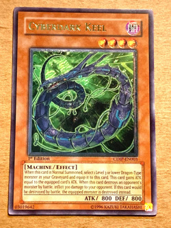 yugioh CDIP-EN003 CYBERDARK KEEL Ultimate 1st Ed FOIL SHIFT near mint - Image 1