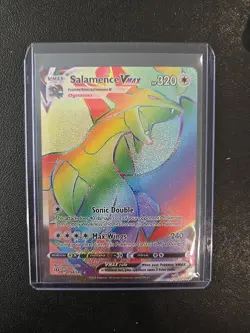 Pokemon Salamence VMAX Secret Rare Holofoil SWSH03: Darkness Ablaze 194/189 NM - Image 1