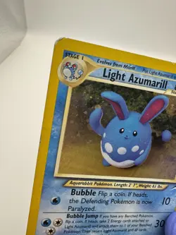 Pokemon TCG Light Azumarill Neo Destiny 13/105 Holo Unlimited Holo Rare HP - Image 4