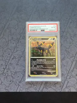 Pokemon: Umbreon #10/90 HG & SS Undaunted Cracked Ice Holo 2010 - PSA 6 - D106 - Image 1