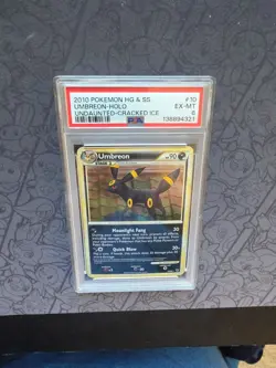 Pokemon: Umbreon #10/90 HG & SS Undaunted Cracked Ice Holo 2010 - PSA 6 - D106 - Image 4