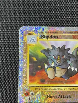 Pokemon Rhydon #35/110 Legendary Collection Reverse Holo Damaged - Image 2