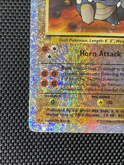 Pokemon Rhydon #35/110 Legendary Collection Reverse Holo Damaged - Image 5