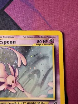 Pokemon TCG Espeon 1/75 Neo Discovery 1st Edition Holo - Image 3