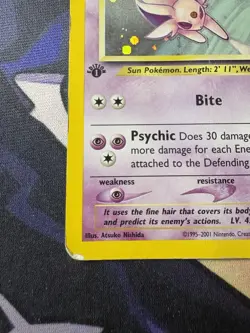 Pokemon TCG Espeon 1/75 Neo Discovery 1st Edition Holo - Image 5