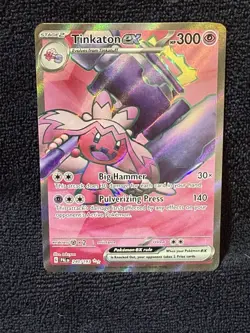 Pokemon Tinkaton ex 240/193 Sv02 Ultra Rare Full Art Holo LP - Image 1