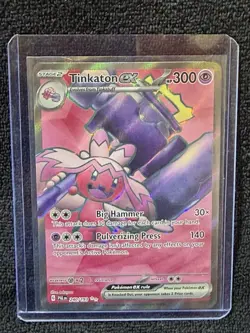 Pokemon Tinkaton ex 240/193 Sv02 Ultra Rare Full Art Holo LP - Image 3