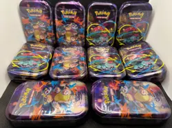 Pokemon TCG Mega Evolution MINI TINS LOT OF 10 - Image 3