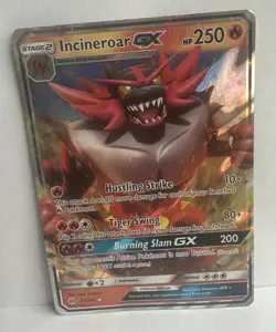 Pokemon Incineroar GX 27/149 Ultra Rare Holo Damaged condition - Image 1