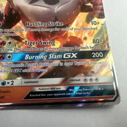 Pokemon Incineroar GX 27/149 Ultra Rare Holo Damaged condition - Image 4