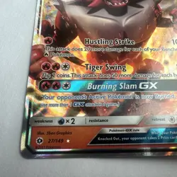 Pokemon Incineroar GX 27/149 Ultra Rare Holo Damaged condition - Image 5