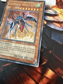 Ultimate Rare Ultimate Insect LV7 TLM-EN010 MP/HP Yugioh! Card! - Image 1