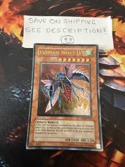 Ultimate Rare Ultimate Insect LV7 TLM-EN010 MP/HP Yugioh! Card! - Image 3