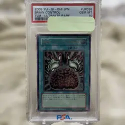 PSA 10 Rare/ Brainwashing Brain Control Relief Ultimate Yu Gi Oh Card - Image 1