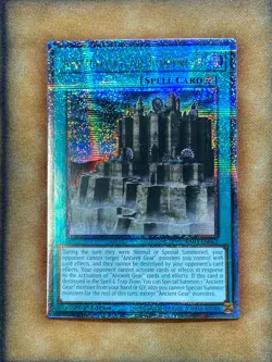 Yugioh Ancient Gear Fortress RA03-EN062 Quarter Century Rare 1st Ed NM - Image 1