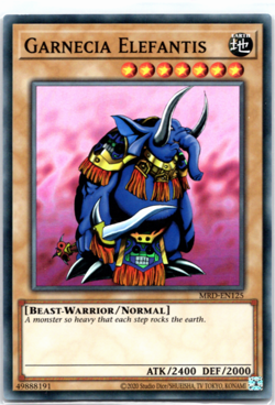 Garnecia Elefantis MRD-EN125 Super Rare Yugioh - Image 1